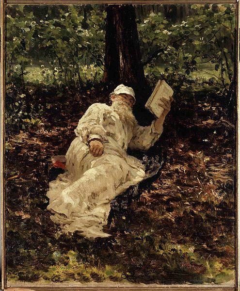 Ilya Repin Portrait of Leo Tolstoy Germany oil painting art